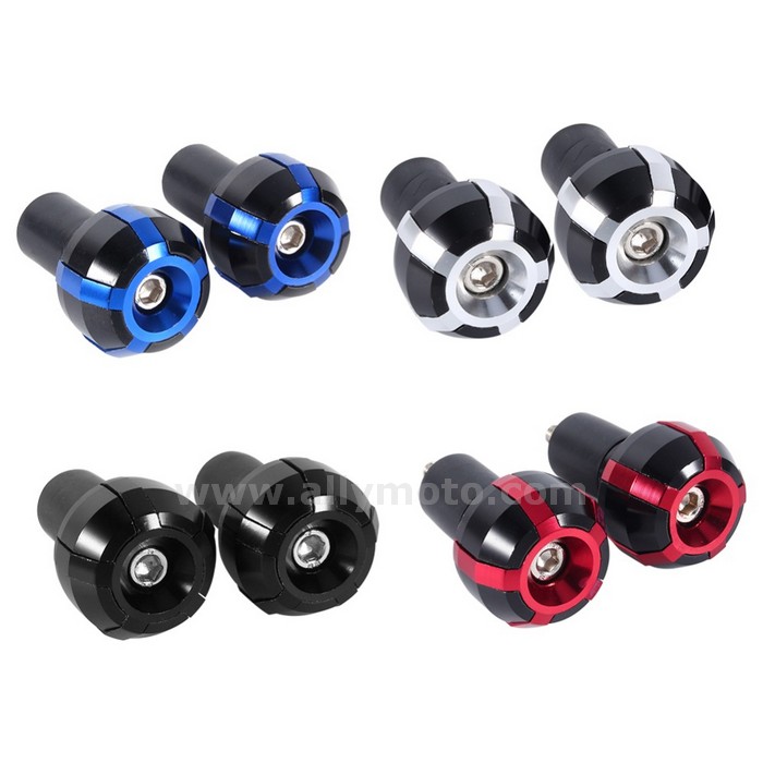 98 7-8 Motorcycle Anti Vibration Hand Grip Handle Bar Ends Weights Plug